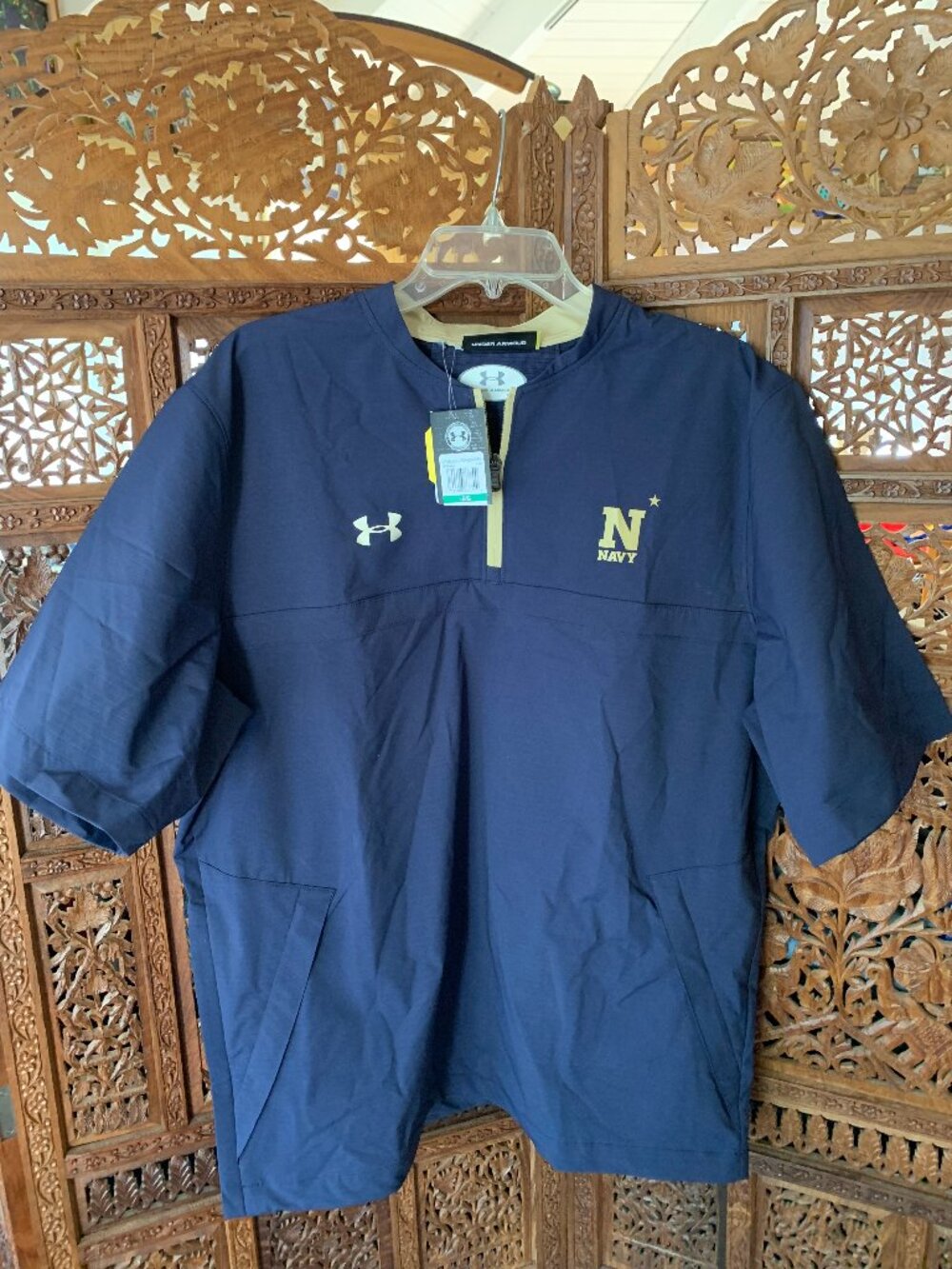 NWT Under Armour US Navy Windbreaker SS